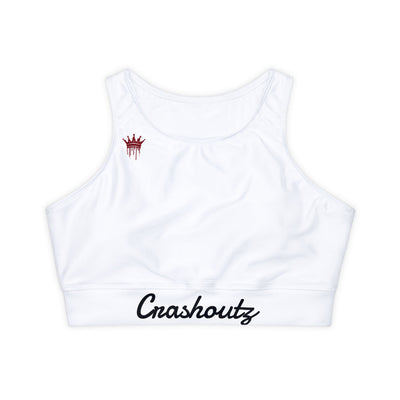 Crashoutz Mocha Fully Lined, Padded Sports Bra