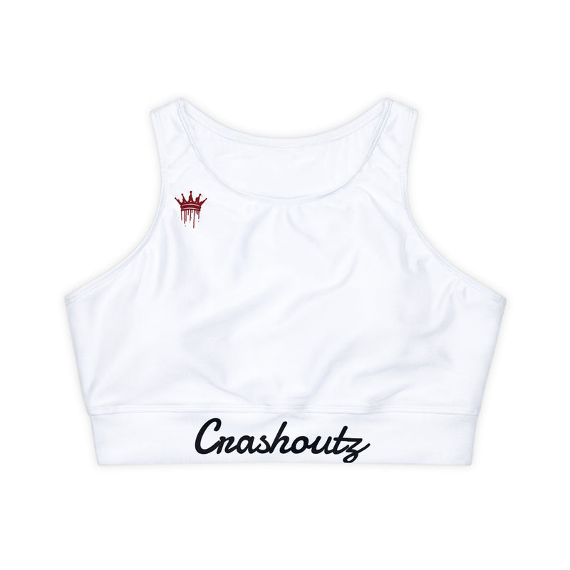 Crashoutz Mocha Fully Lined, Padded Sports Bra