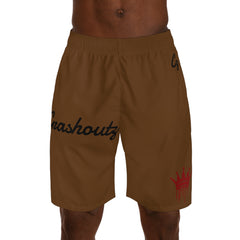 Crashoutz Dark Brown Jogger Shorts