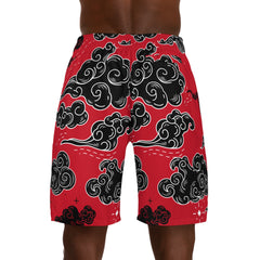 Crashoutz Red Cloudz Shorts