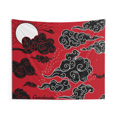 Crashoutz Crash houze 1 Indoor Wall Tapestries