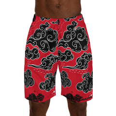 Crashoutz Red Cloudz Shorts